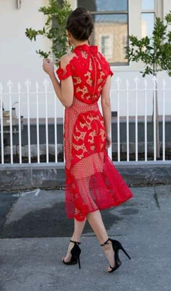 thurley red dress